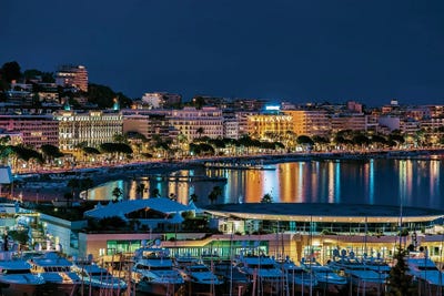 Cannes Twilight by Manjik Pictures multi panel art
