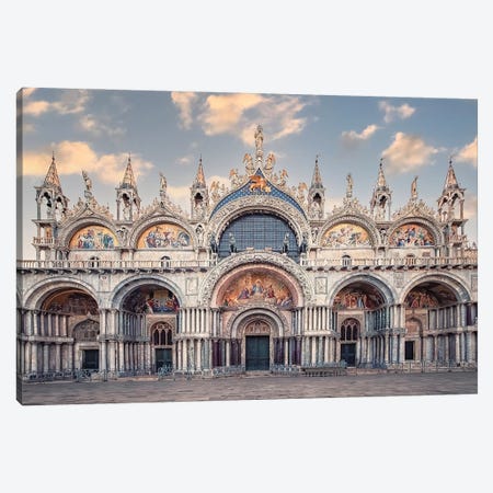 Basilica Di San Marco Canvas Print #EMN13} by Manjik Pictures Canvas Art Print