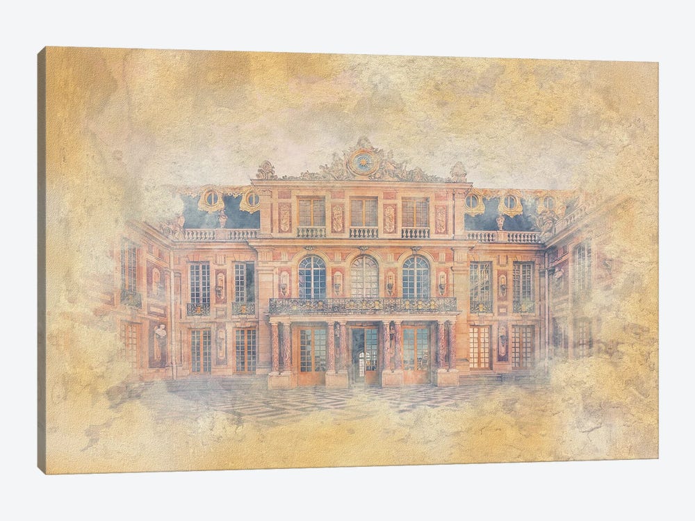 Versailles Watercolor by Manjik Pictures 1-piece Art Print