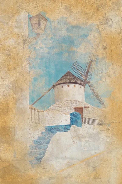 La Mancha Watercolor by Manjik Pictures multi panel art