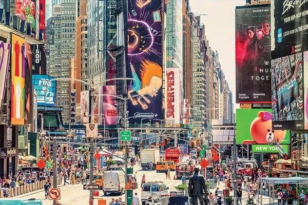 Times Square: Times Square, Billboard Paradise by Manjik Pictures
