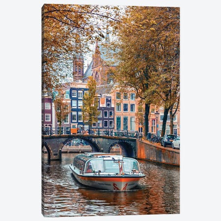 Romantic Amsterdam Canvas Print #EMN1419} by Manjik Pictures Canvas Print