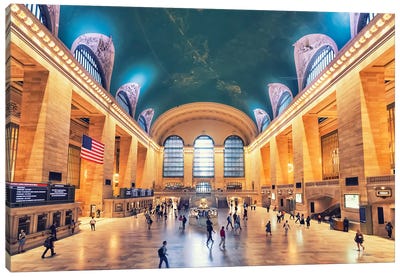 Grand Central Terminal Canvas Art Print - Manjik Pictures