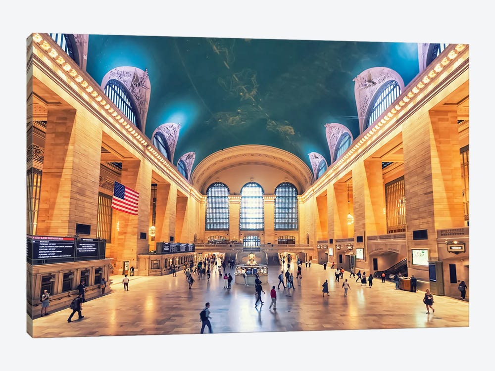 Grand Central Terminal by Manjik Pictures 1-piece Canvas Print