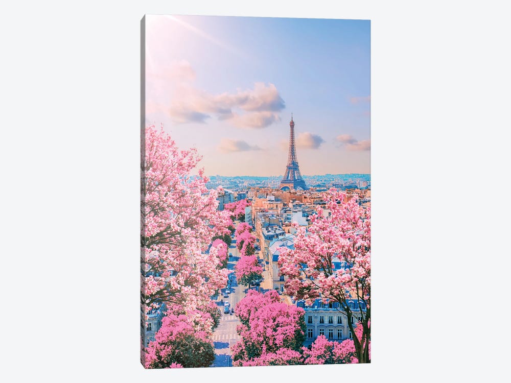 Sping In Paris by Manjik Pictures 1-piece Canvas Wall Art