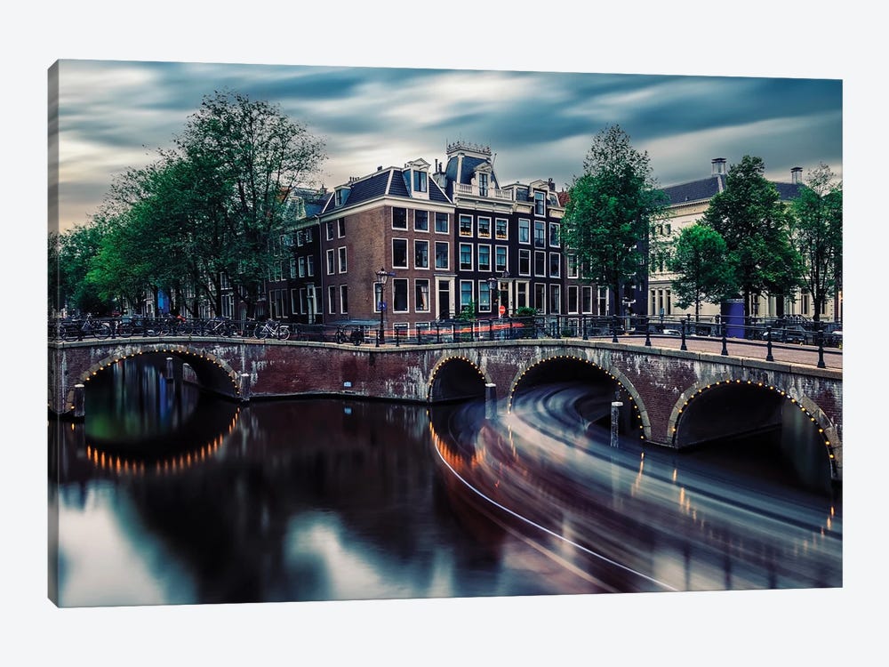Beautiful Amsterdam by Manjik Pictures 1-piece Canvas Wall Art