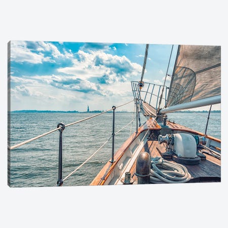 Sail Away Canvas Print #EMN1443} by Manjik Pictures Canvas Wall Art