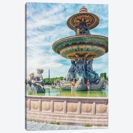 Concorde Fountain Canvas Print #EMN1446} by Manjik Pictures Canvas Print