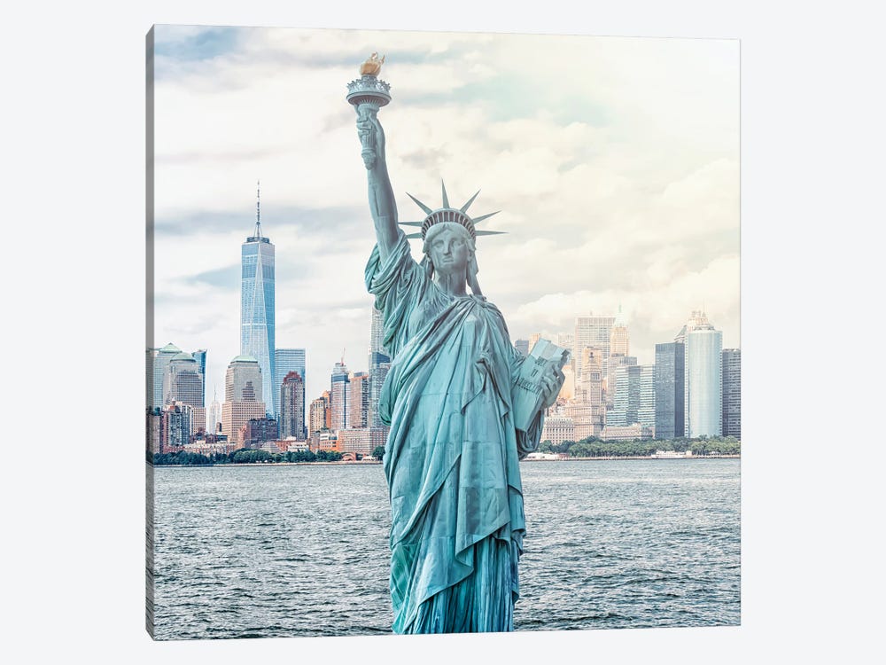 New York, New York by Manjik Pictures 1-piece Canvas Wall Art