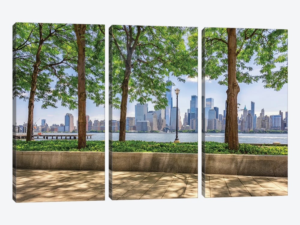 New Jersey View by Manjik Pictures 3-piece Art Print