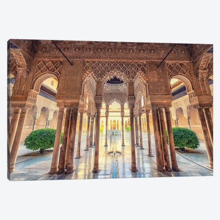 Alhambra Canvas Print #EMN145} by Manjik Pictures Canvas Art