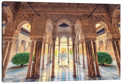 Alhambra Canvas Art Print - Famous Palaces & Residences
