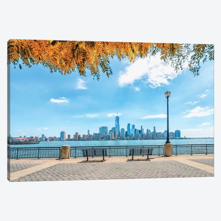 Autumn In New York Canvas Print #EMN1463} by Manjik Pictures Canvas Artwork