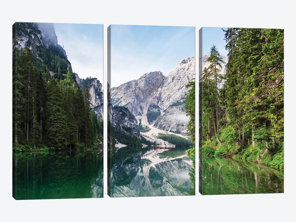 Summer Morning by Manjik Pictures 3-piece Canvas Artwork