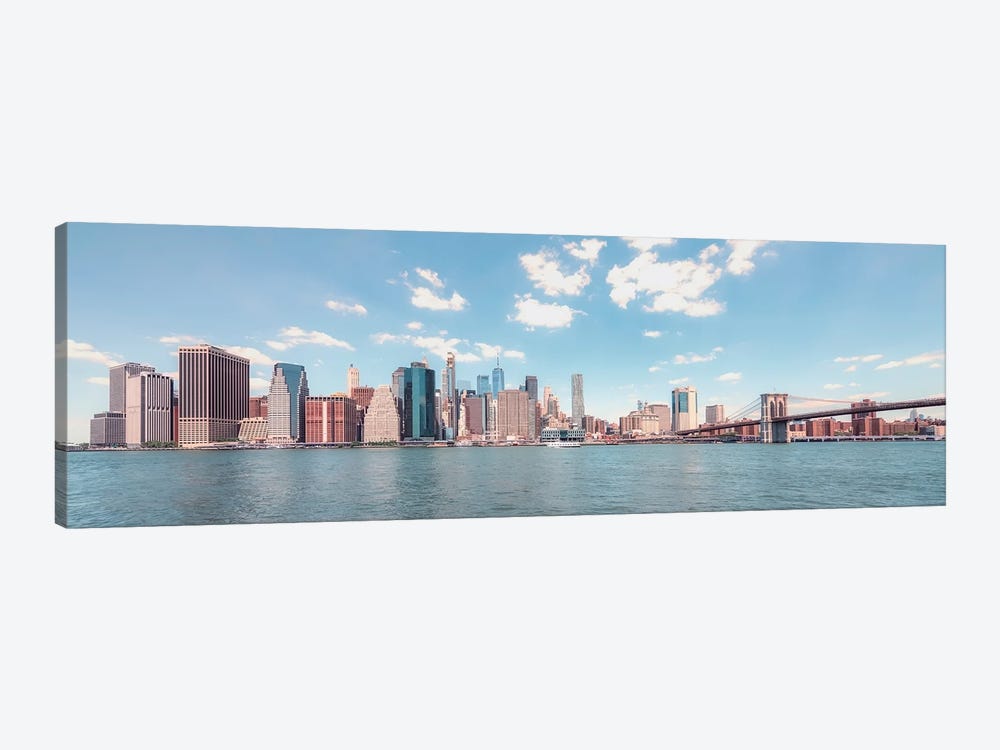 Manhattan Panorama by Manjik Pictures 1-piece Canvas Print
