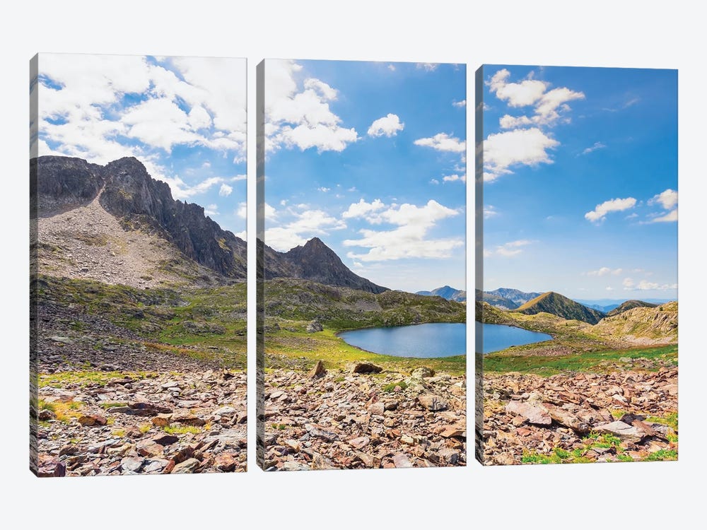 Summer In The Alps by Manjik Pictures 3-piece Canvas Artwork