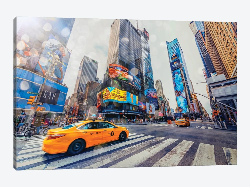 Sunlight In Times Square by Manjik Pictures 1-piece Canvas Print