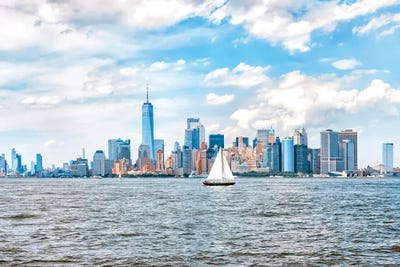 Summer In New York by Manjik Pictures framed wall art