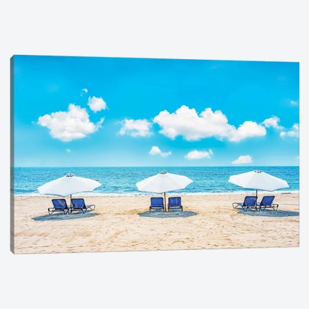 Beach Canvas Print #EMN14} by Manjik Pictures Canvas Wall Art