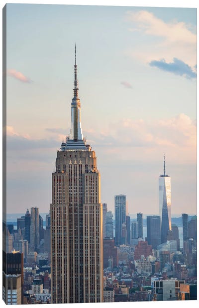 Building Competition Canvas Art Print - Empire State Building