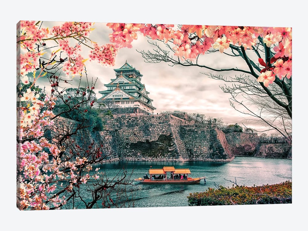Sakura In Osaka by Manjik Pictures 1-piece Art Print