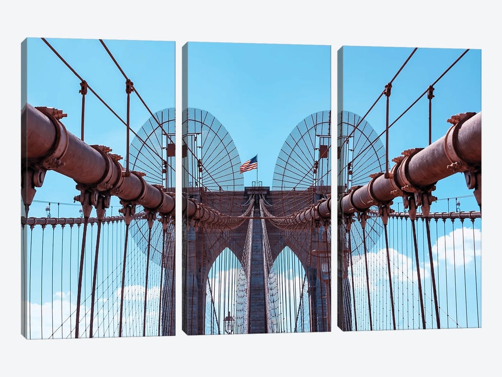 Brooklyn Architecture by Manjik Pictures 3-piece Art Print