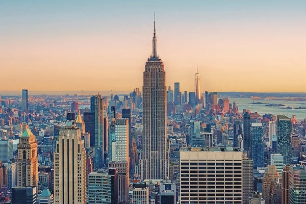 Canvas Print: Beautiful New York by Manjik Pictures