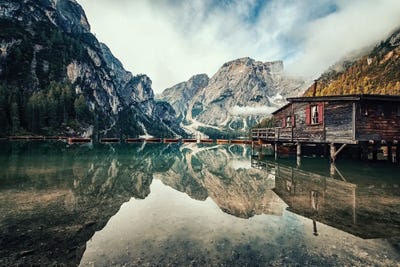 Lago Di Braies by Manjik Pictures acrylic art print