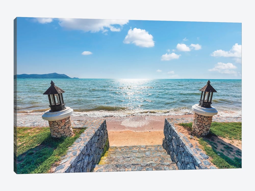 Seaside In Thailand by Manjik Pictures 1-piece Canvas Print