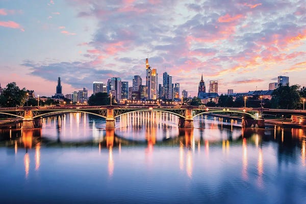 Frankfurt: Sunset In Frankfurt by Manjik Pictures