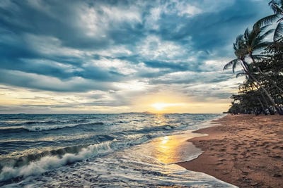 Jomtien Sunset by Manjik Pictures art print