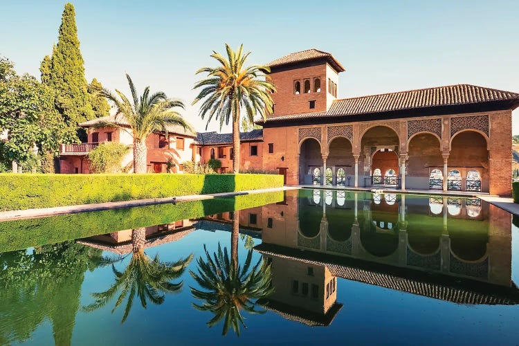 Alhambra Reflection by Manjik Pictures wall art