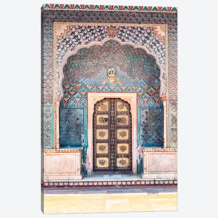 Jaipur Architecture Canvas Print #EMN1559} by Manjik Pictures Canvas Art