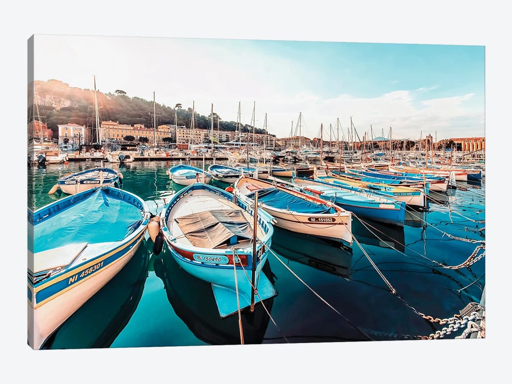 Port De Nice by Manjik Pictures 1-piece Canvas Art