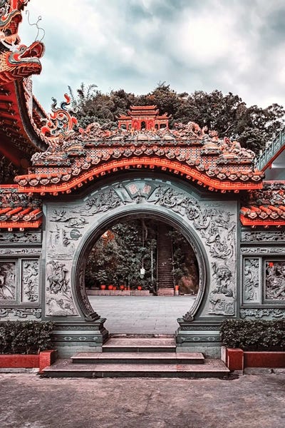 Chinese Gate by Manjik Pictures art print