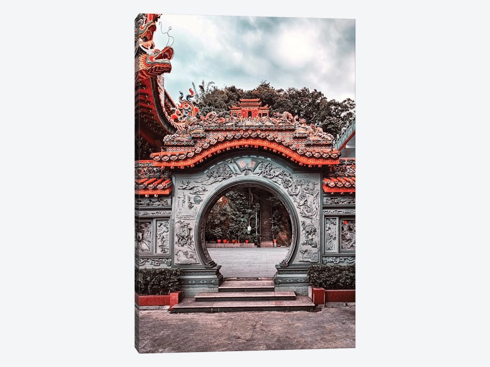 Chinese Gate by Manjik Pictures 1-piece Canvas Print