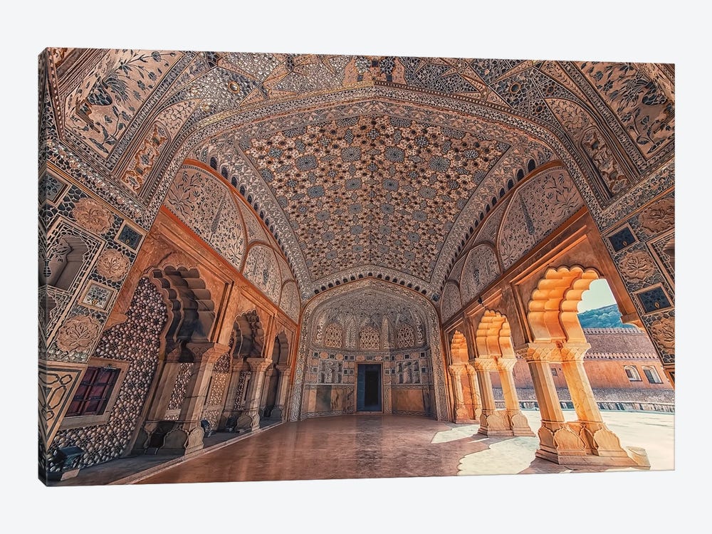 Amber Fort Architecture by Manjik Pictures 1-piece Canvas Art