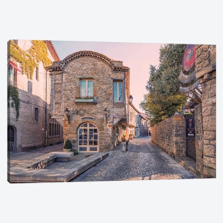 Carcassonne Street Canvas Print #EMN1582} by Manjik Pictures Canvas Print