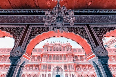 City Palace Architecture by Manjik Pictures metal wall art