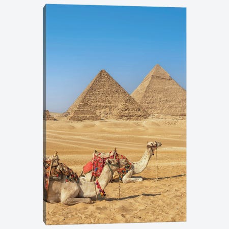 Giza View Canvas Print #EMN1594} by Manjik Pictures Canvas Art Print