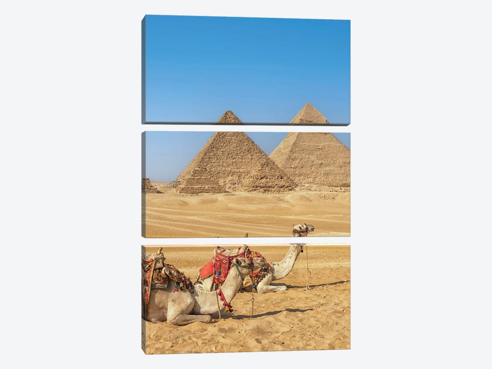 Giza View by Manjik Pictures 3-piece Canvas Print
