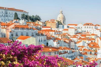 Lisbon City by Manjik Pictures framed wall art