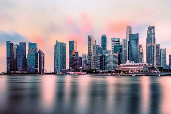 Singapore: Sunset In Singapore by Manjik Pictures