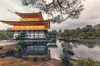 Kinkaku-Ji Backside by Manjik Pictures canvas print