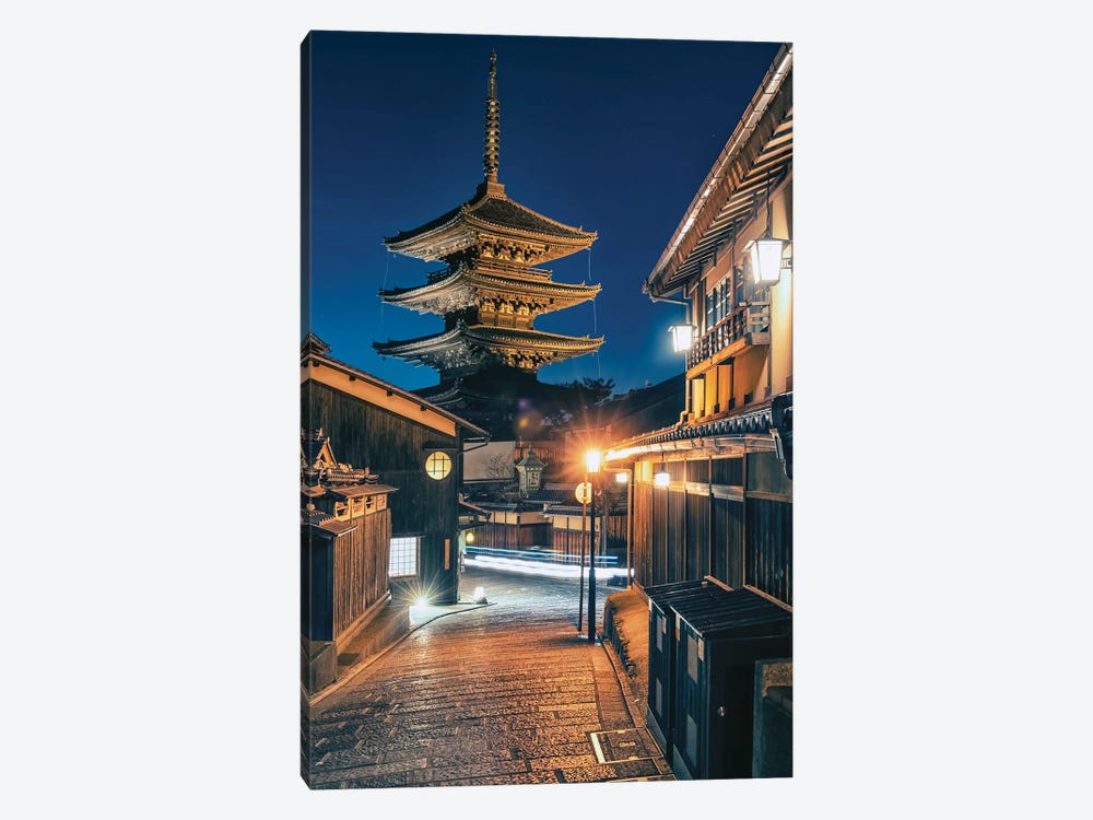 Kyoto Night by Manjik Pictures 1-piece Art Print