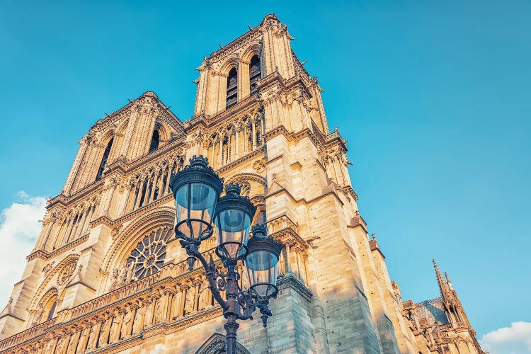 Notre-Dame Facade by Manjik Pictures wall art