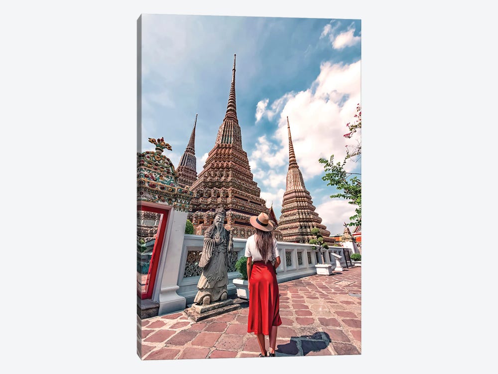 Tourism In Bangkok by Manjik Pictures 1-piece Canvas Art Print