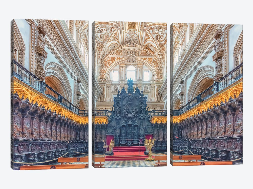 Mezquita-Catedral by Manjik Pictures 3-piece Canvas Art
