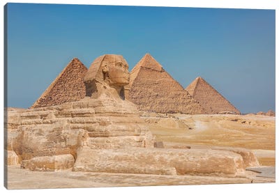 Great Sphinx Of Giza Canvas Art Print - Pyramid Art