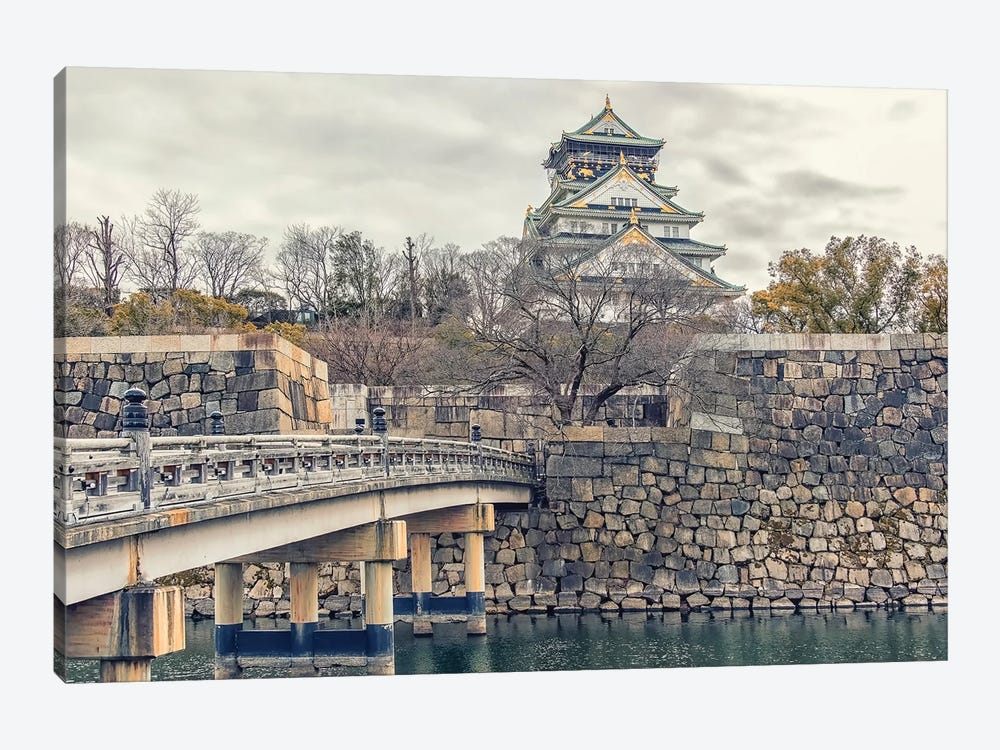 Castle In Japan by Manjik Pictures 1-piece Canvas Artwork